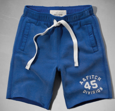 Abercrombie Fitch Hombres Vellón Patalón Corto AF7784